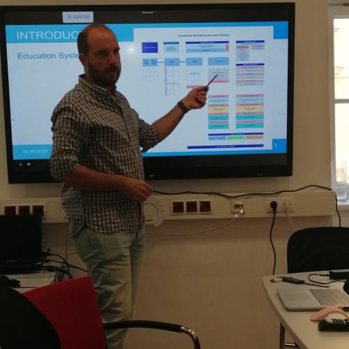 Joan Signes Schulpräsentation Benidorm