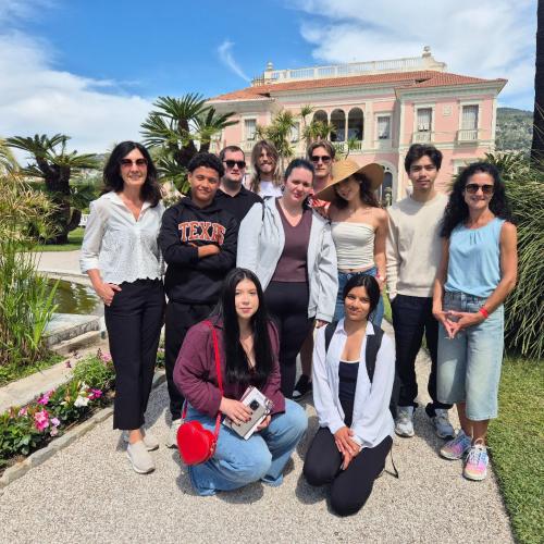 Foto 3_Vor der Villa Ephrussi de Rothschild